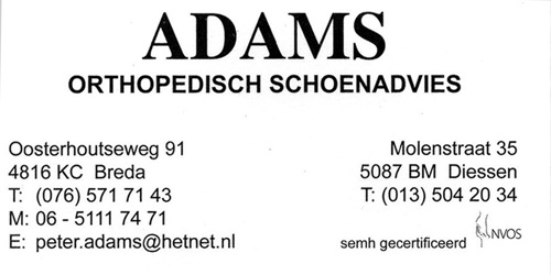 Adams Orthopedisch Schoenadvies